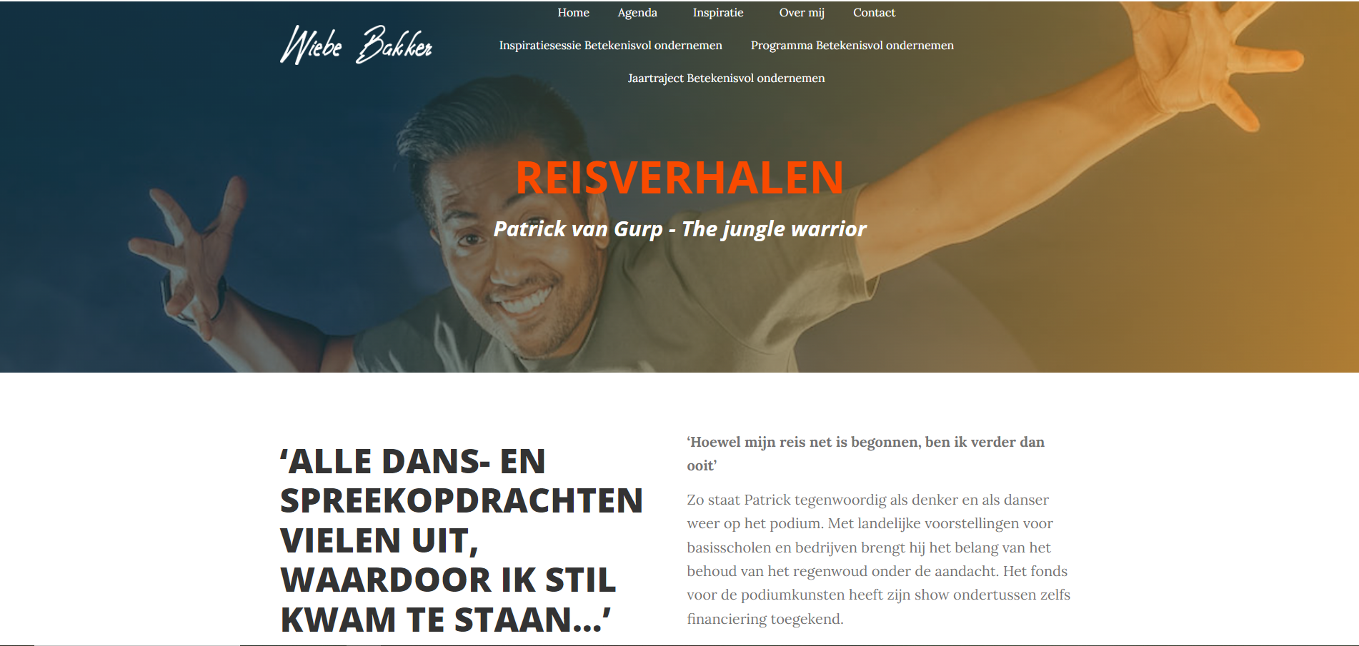 De Betekenis Academie: Reisverhaal van Patrick van Gurp